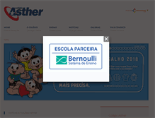 Tablet Screenshot of colegioasther.com.br